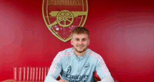 Ex Arsenal Billy Vigar passes following game injury