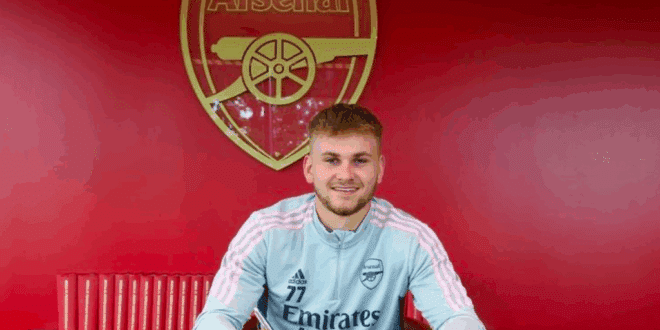 Ex Arsenal Billy Vigar passes following game injury