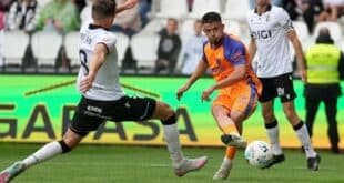 Malaga CF coach Sergio Pellicer faces long ban after red card in Burgos