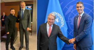 Sanchez backs Ukraine, Gaza and multilateralism