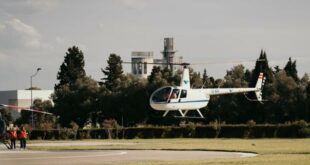Helicopter sightseeing tours take off in capital of Spain's Andalucía region