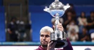 Spain’s Carlos Alcaraz joins elite group of players to win eight tennis titles in a one season