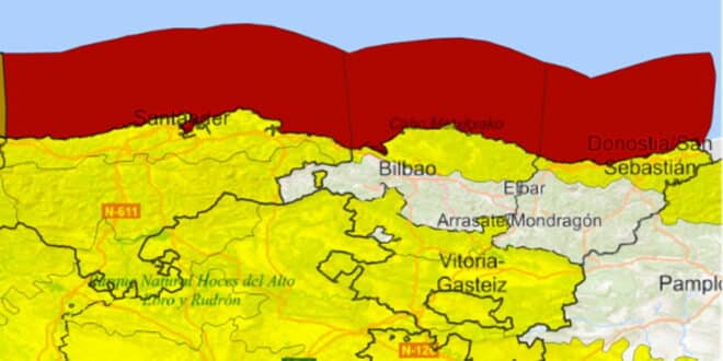 Spain on alert as Storm Benjamín batters the north with 7-metre waves and fierce winds