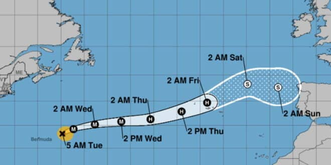 Hurricane Gabrielle heading for Spain: AEMET issues weather warning