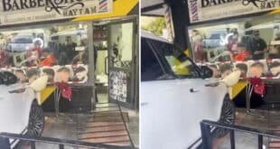 Car crashes into barbershop in Marbella – two hospitalised