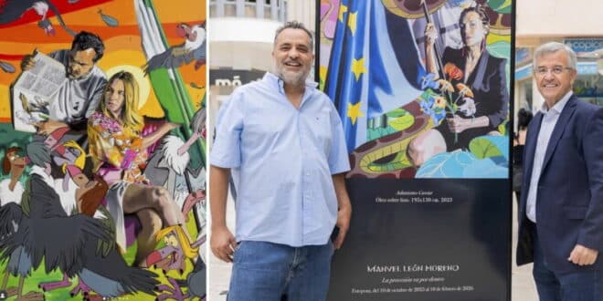 Manuel Leon’s La procesión va por dentro transforms Estepona’s Calle Terraza