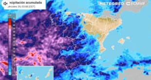 Polar jet stream to bring heavy rain across Spain this week