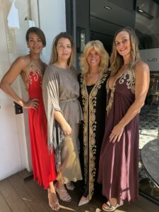 Designer Adele with models