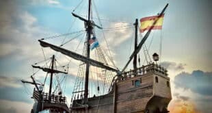 Historic ship finds treasure on Costa del Sol – La Nao Santa María moors at Sotogrande and Fuengirola