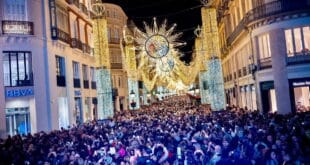 Malaga Christmas lights dazzle more than ever