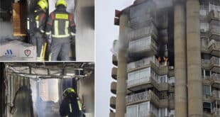 Two high-rise tourist rentals go up in flames in Torremolinos