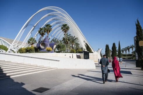 Santiago Calatrava’s futuristic City of Arts and Sciencesin Valencia celebrates its 25th anniversary 