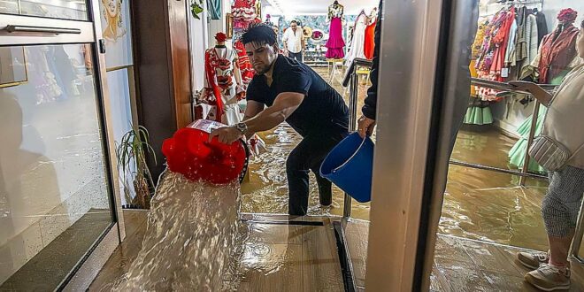 Storm Claudia wreaks havoc in southern Spain, in photos and videos