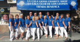 La Cala Lions shine blue for World Diabetes Day and launch life-saving campaign