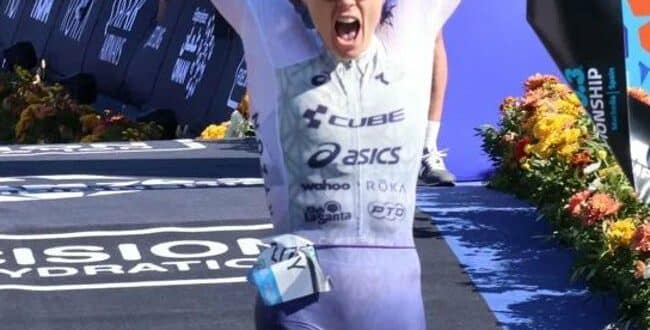 Jelle Geens defends Ironman 70.3 world title in dramatic Marbella finish