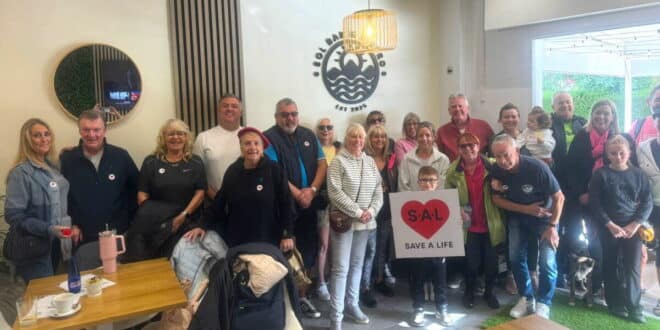 Walk for Save a Life in all weathers – Another step closer to defibrillator number three