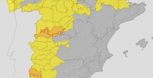 Storm Claudia: Aemet issues yellow and amber warnings for heavy rain and strong winds in southern Spain