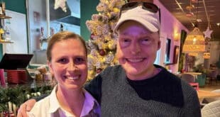 British adventurer Jamie Hull drops into Nova Café in Coín