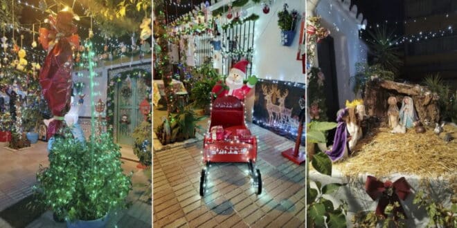 Marbella neighbours convert their street into personal Santa’s grotto