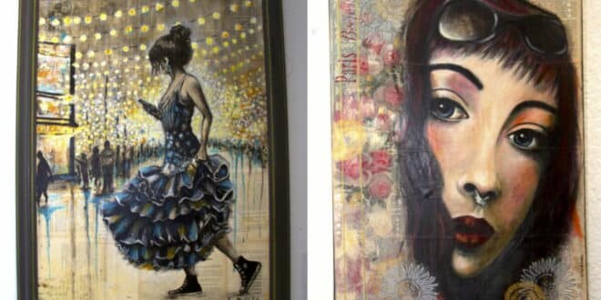 Barcelona-born artist Ana María Villalobos, a long-time resident of the town, presents her latest works in Lecturas Carmesí (Crimson Readings)