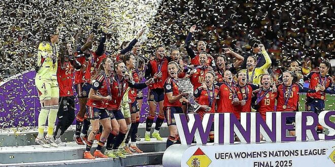 Spain retain Nations League crown