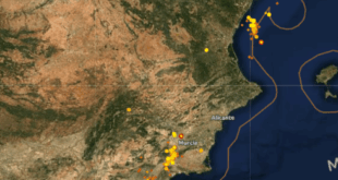 WATCH: Storm Emilia brings torrential storms to Spain as RED alert issued for Valencia and Andalucia – 250mm of rain could fall on Sunday with severe risk of flooding