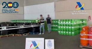 ‘Greenhouse’ gas dealers arrested after police find €3m of cannisters set for fridges and air conditioners in Spain