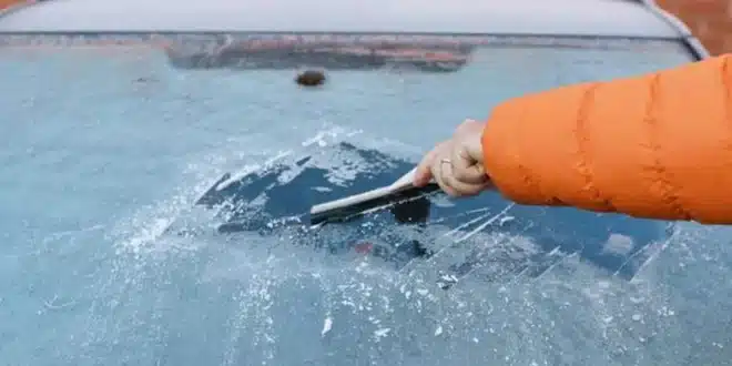 Drivers warned Ice on your windscreen can mean a €200 fine