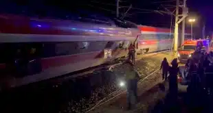 The crew had to smash the windows with hammers to get people out'