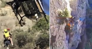 Day of daring mountain rescues of hikers in Malaga Province mountains