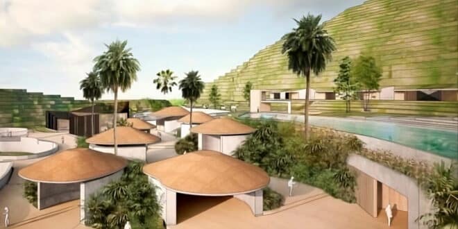 Evolution Park: Massive nature park and animal reserve construction near to Caminito del Rey