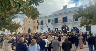Children of British expat murdered by their father attend poignant vigil in her memory
