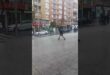 WATCH: Hero pedestrians rush to save woman being blown into traffic by 100km/h winds during Andalucia’s winter of storms
