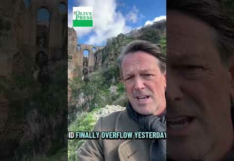 WATCH: The Olive Press reports live from Ronda as weeks of unprecedented rainfall finally give way to sunshine