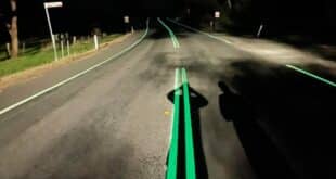 Goodbye white lines? The glowing road experiment drivers are talking about