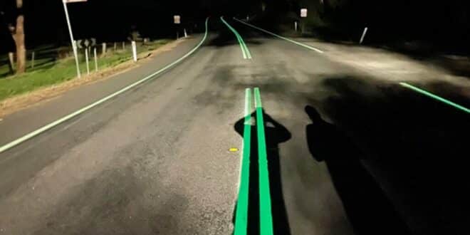Goodbye white lines? The glowing road experiment drivers are talking about