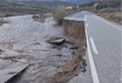 Granada road collapses into river seconds after family drives past