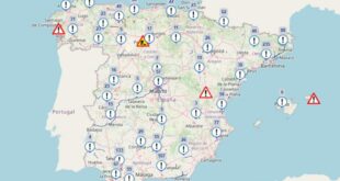 Spain hit by Storm Leonardo as floods shut 100+ roads and force evacuations