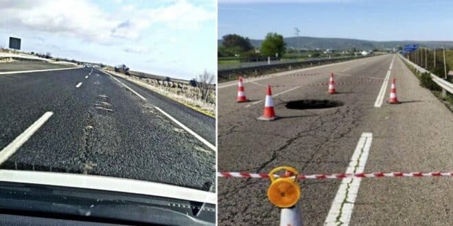 Spain’s roads in crisis: Potholes, blowouts, and a record deterioration after heavy rains