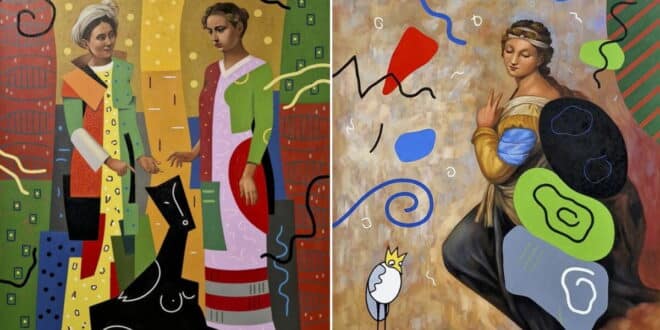 Surreal deconstructed forms in Fuengirola at the latest José María Córdoba exhibition, “CIRCUS”