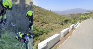 Miraculous rescue after dramatic overnight cliff-top crash in Mijas’ Puerto Colorado