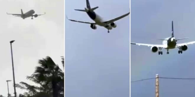 Too windy for Lufthansa flight, diverted to Alicante, and then back to Germany