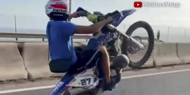 Police crackdown on hair-raising motorbike stunts for ‘likes’