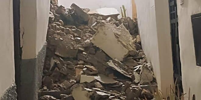 Street in Granada's historic Albaicín cut off after wall collapses