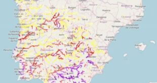 Spain is ‘full like a sponge’ and under extreme flood risk as up to 500mm of rain is forecast: Is your area in the ‘purple’ danger zone?