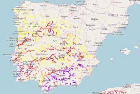 Spain is ‘full like a sponge’ and under extreme flood risk as up to 500mm of rain is forecast: Is your area in the ‘purple’ danger zone?