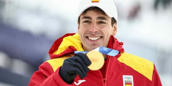 WATCH: Historic moment Oriol Cardona becomes Spain’s first Winter Olympics gold medallist in over 50 years after gruelling ski mountaineering triumph