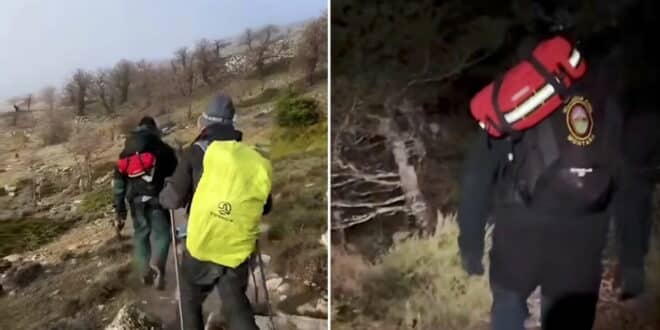 Hiker found alive after night in -4ºC conditions on Sierra de las Nieves peak