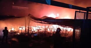 Dramatic fire destroys nearly 100 electric golf carts at Guadalmina Golf Course in Marbella