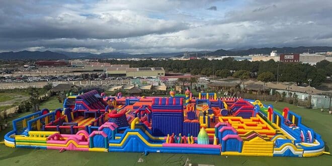 The world’s largest inflatable park touches down in Malaga